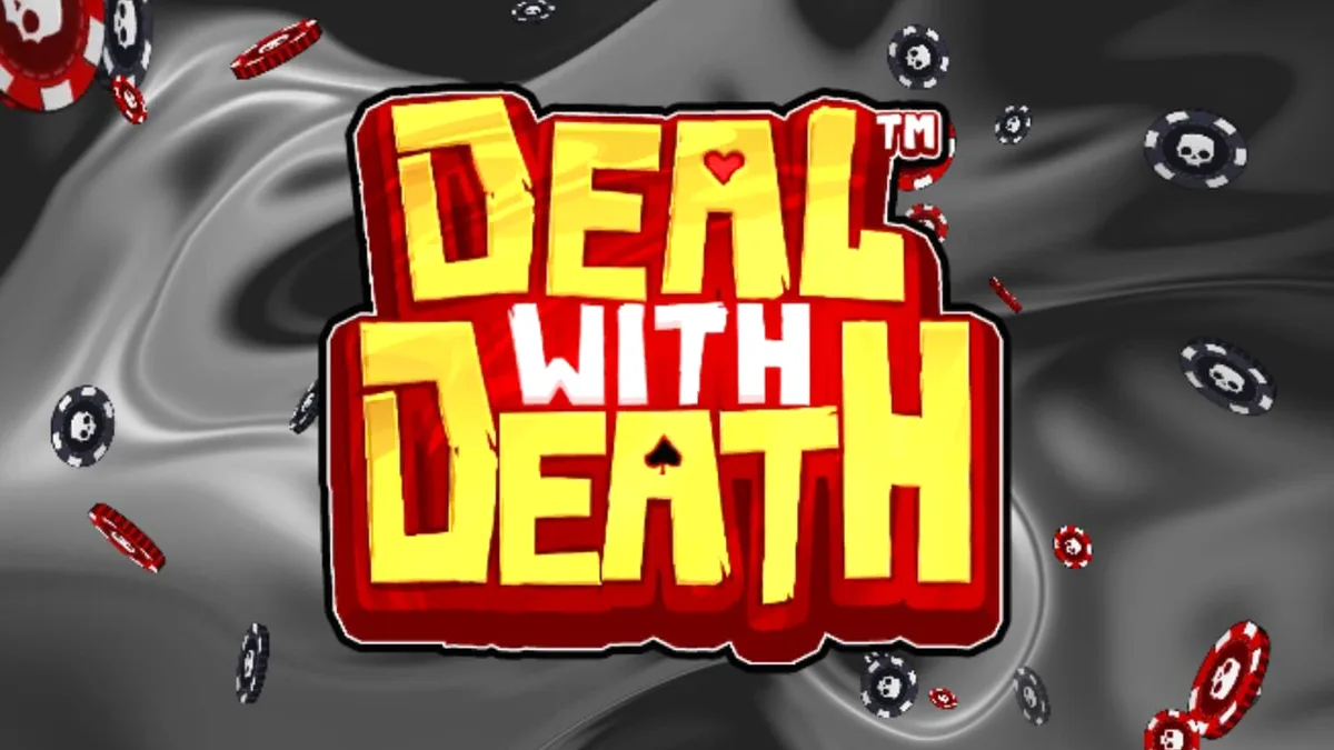 Ang metallic na croupier sa Deal With Death slot