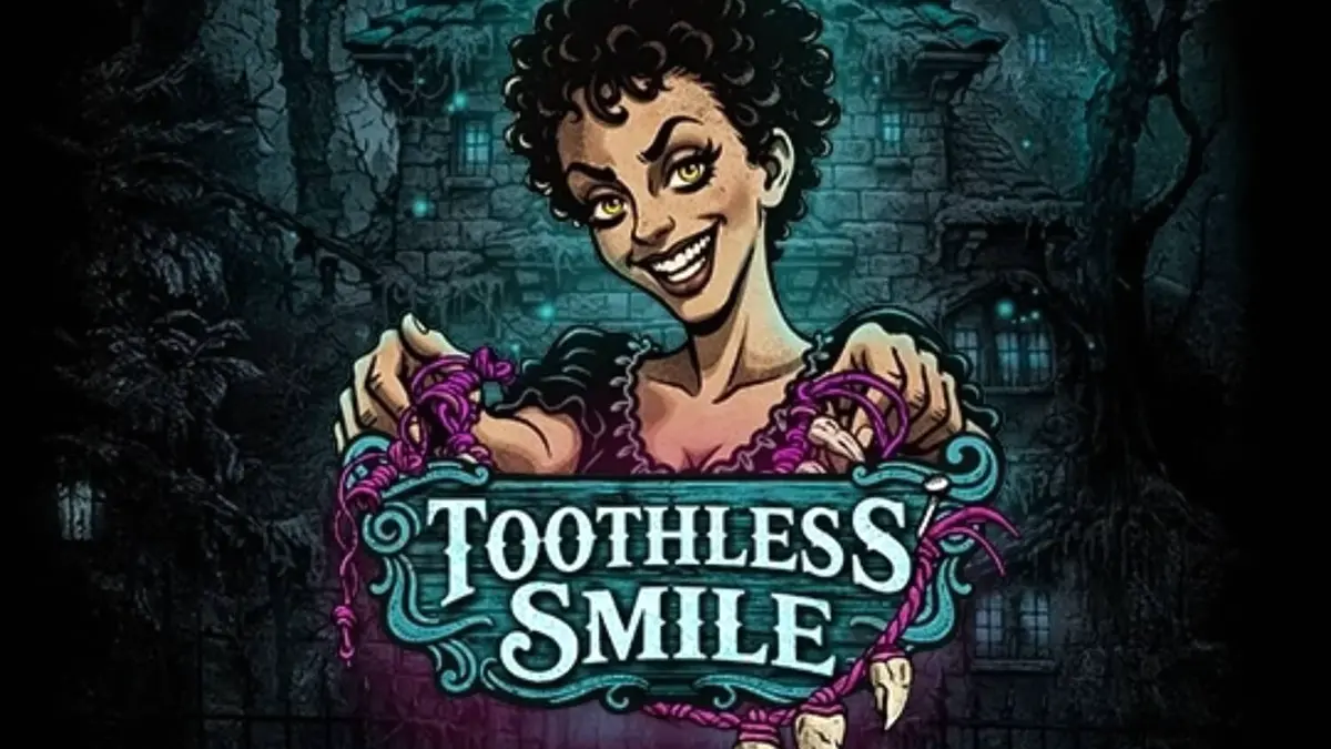 Isang nakakatakot na dental-themed slot machine na may gothic horror aesthetic.